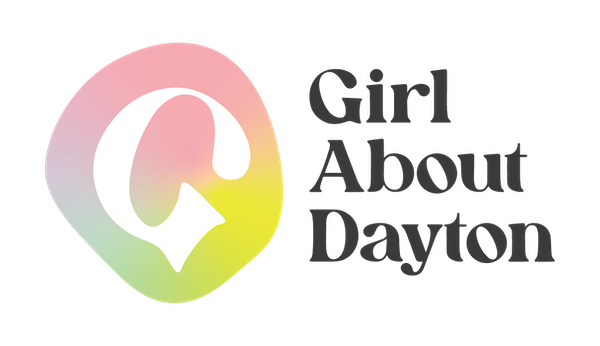 Girl About Dayton dark logo