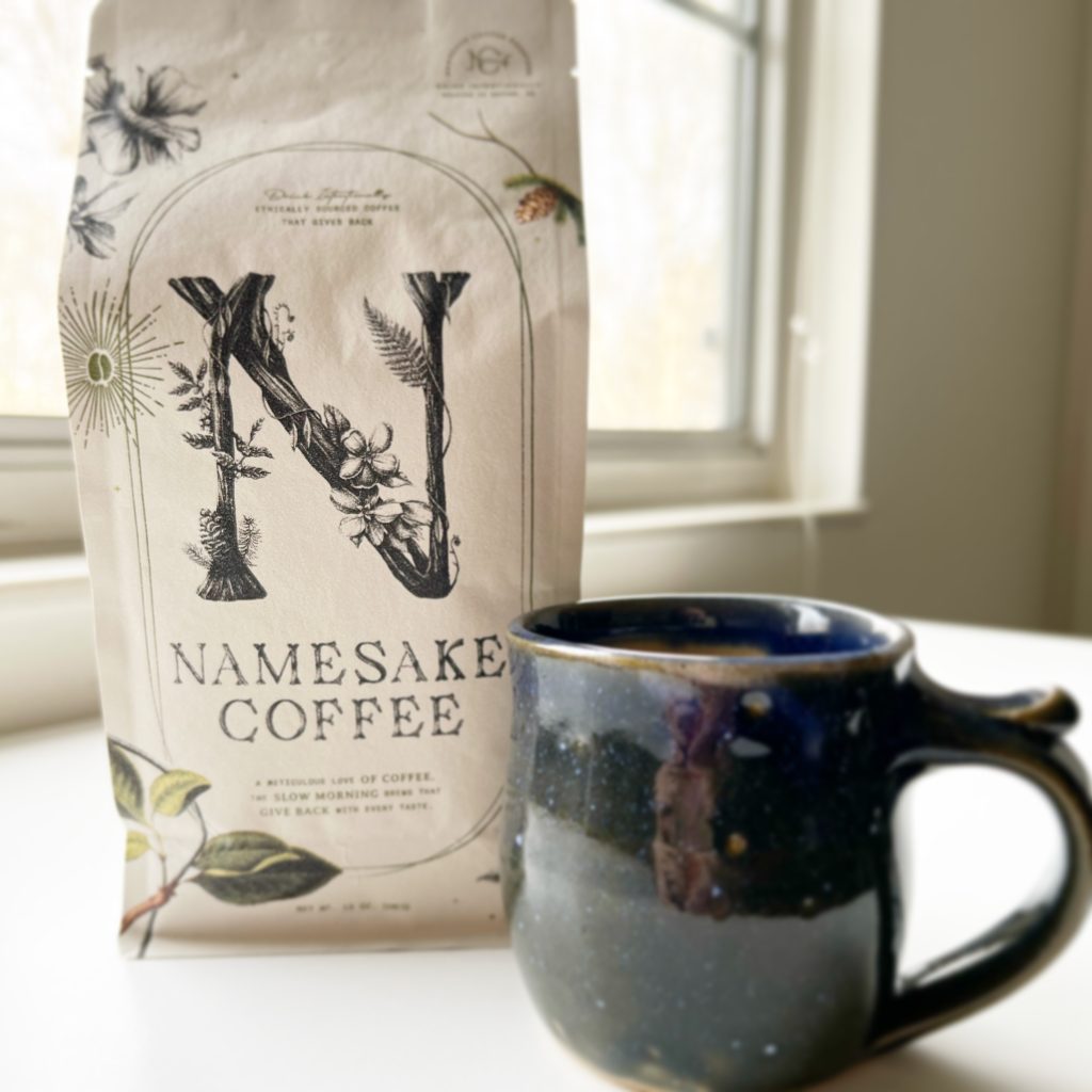 Namesake Coffee and mug