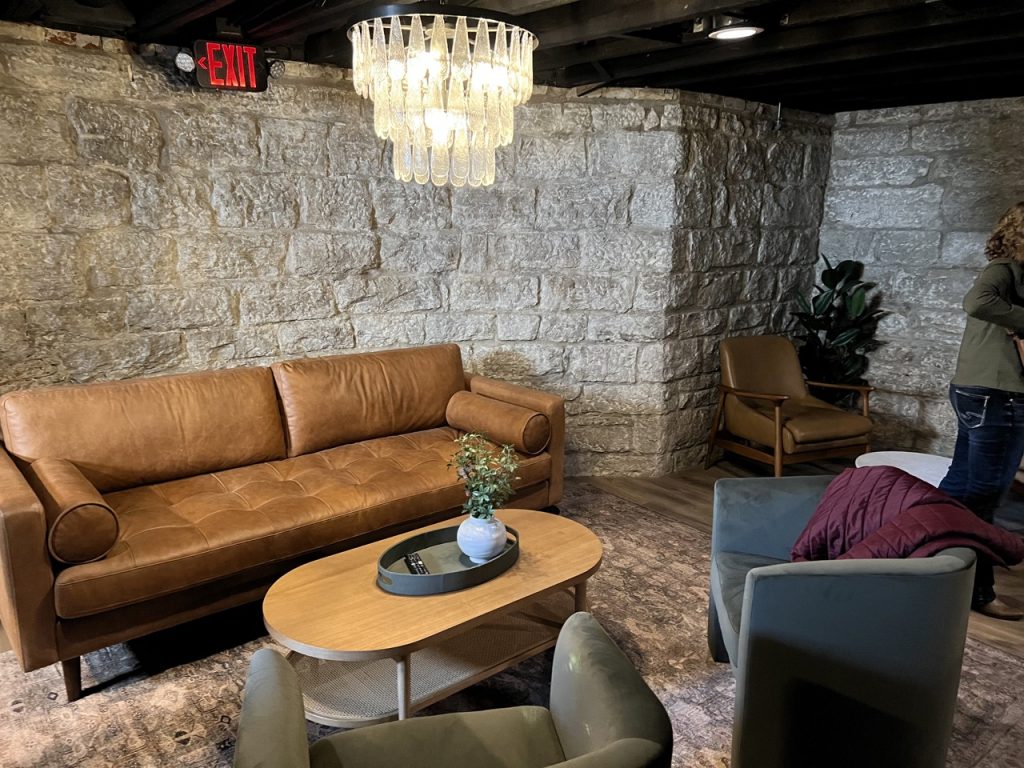 Basement lounge of Mansion on Monument