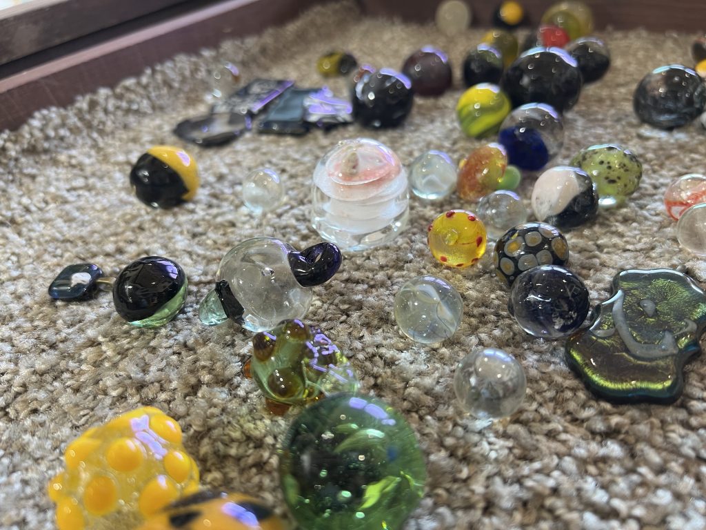 Marbles made by Silica Dreams