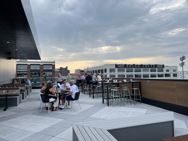 The Foundry rooftop view