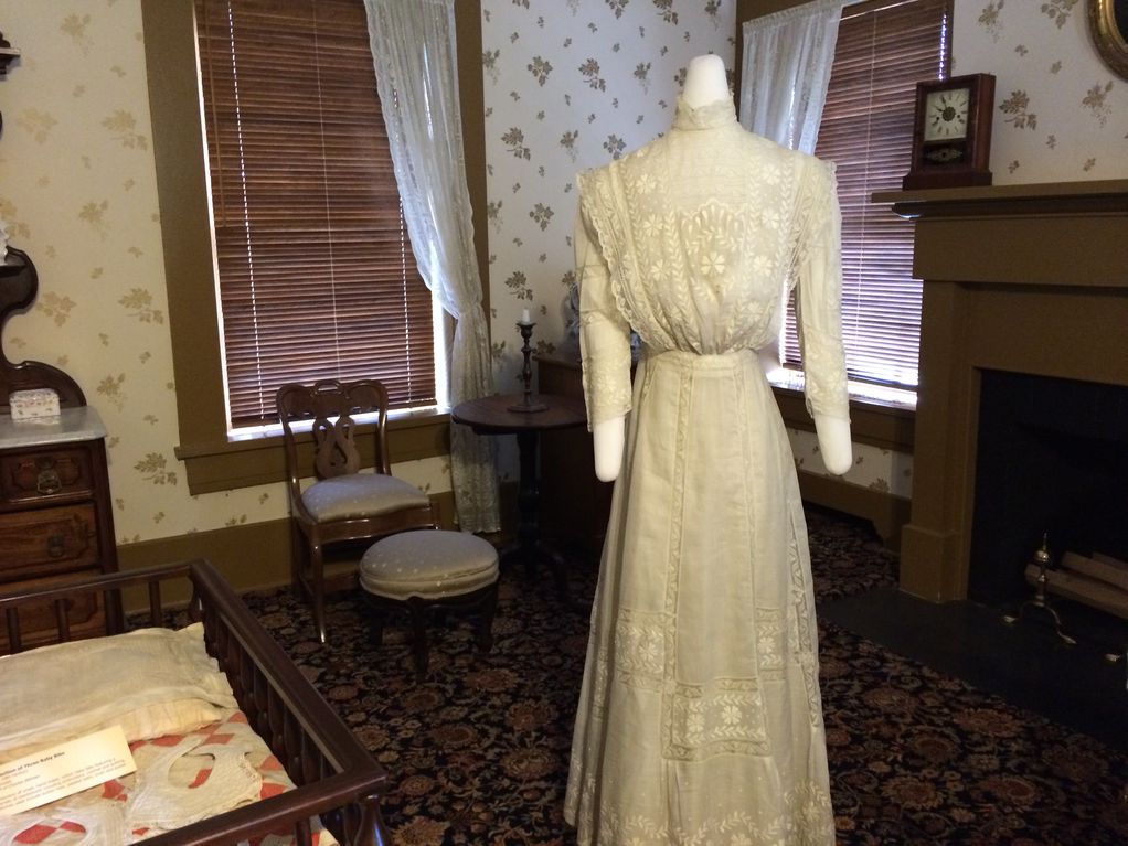 Dress on form in Patterson Homestead