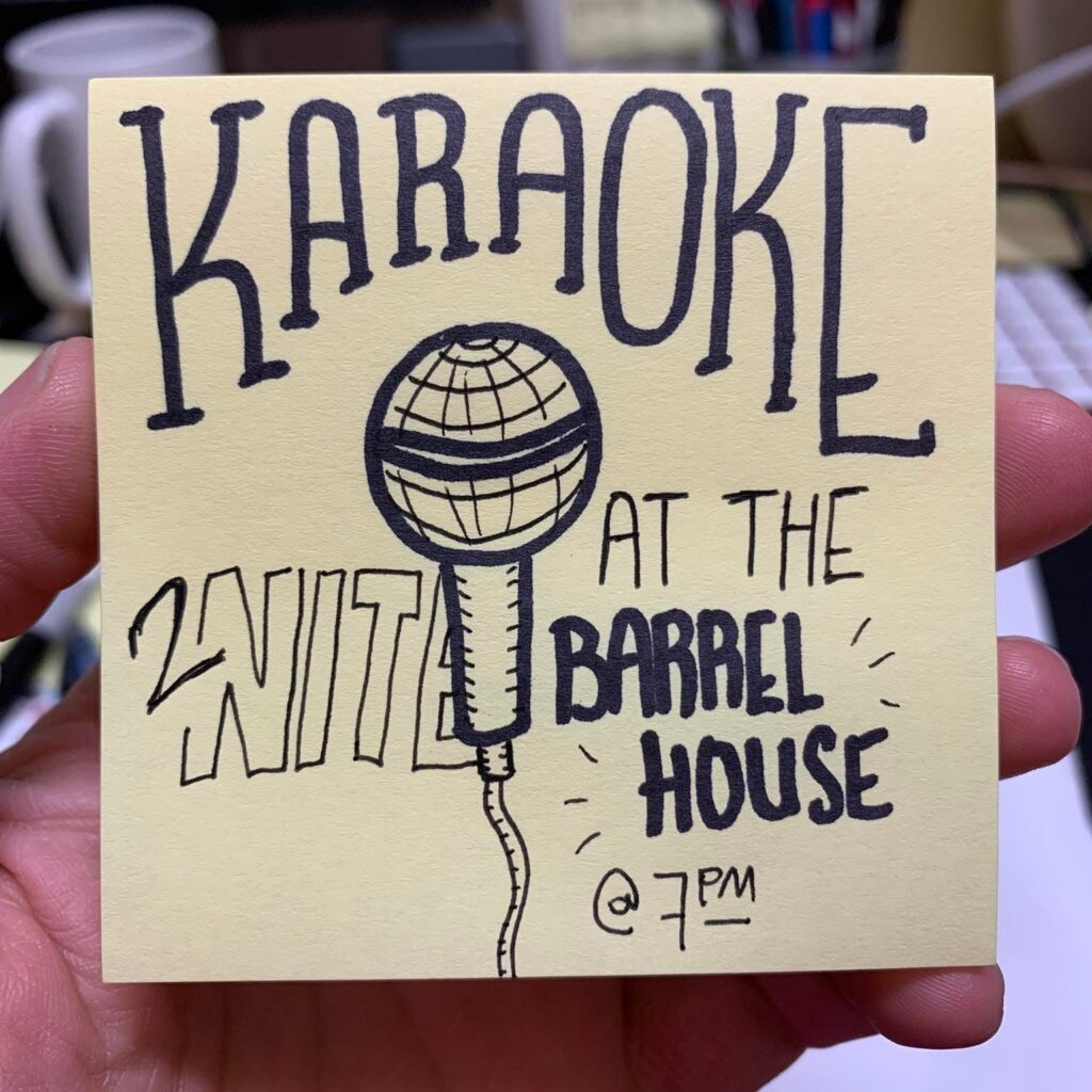 Barrel House karaoke