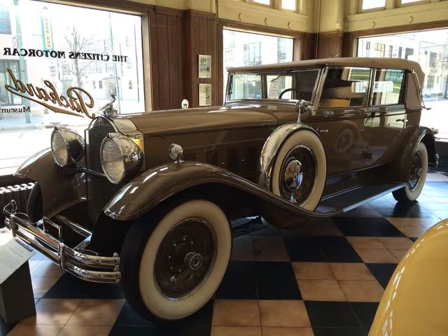 1930 745 Brewster Convertible at Packard Museum Dayton, Ohio