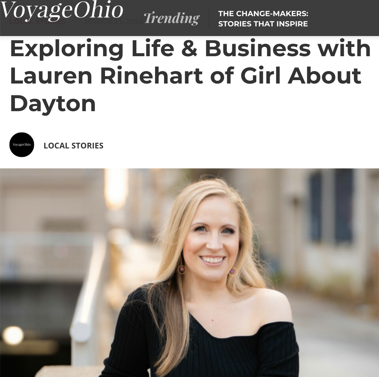 Girl About Dayton in the press