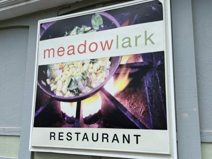 Meadowlark sign in Dayton, Ohio