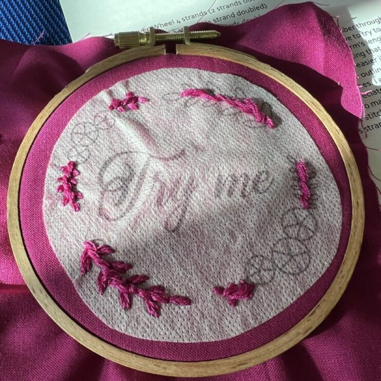 Embroidery kit by Savage Stitcher in Dayton, Ohio