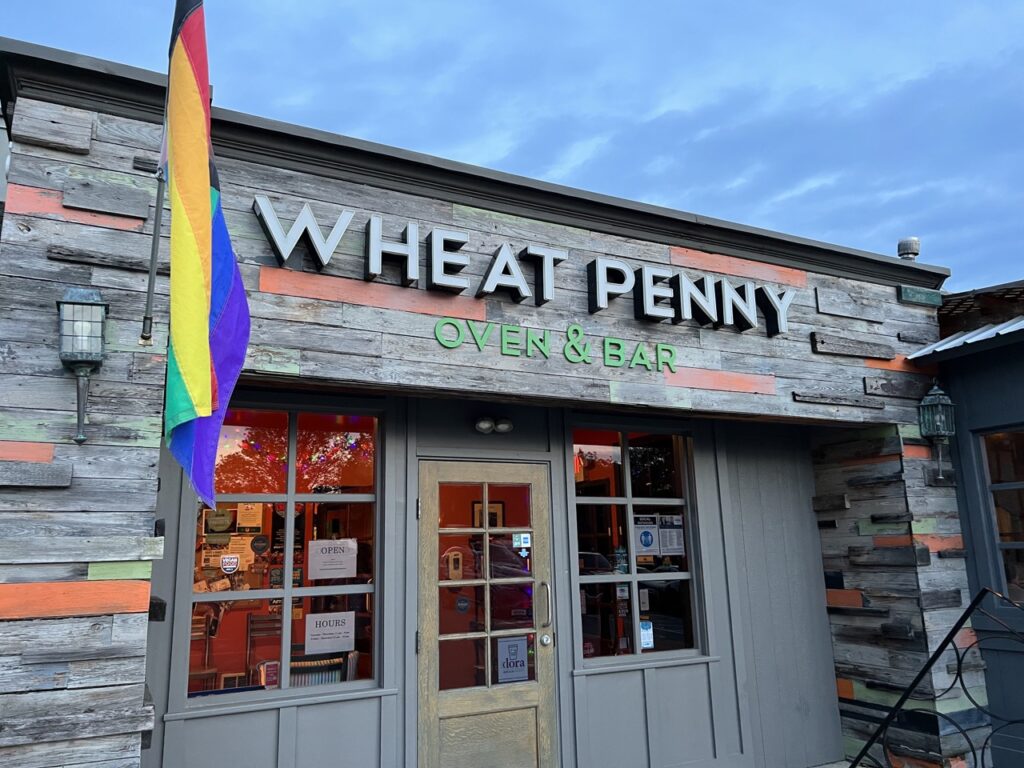 Wheat Penny entrance in Dayton, Ohio