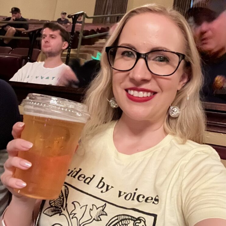 Me at the Guided By Voices 40th Anniversary concert in Dayton, Ohio
