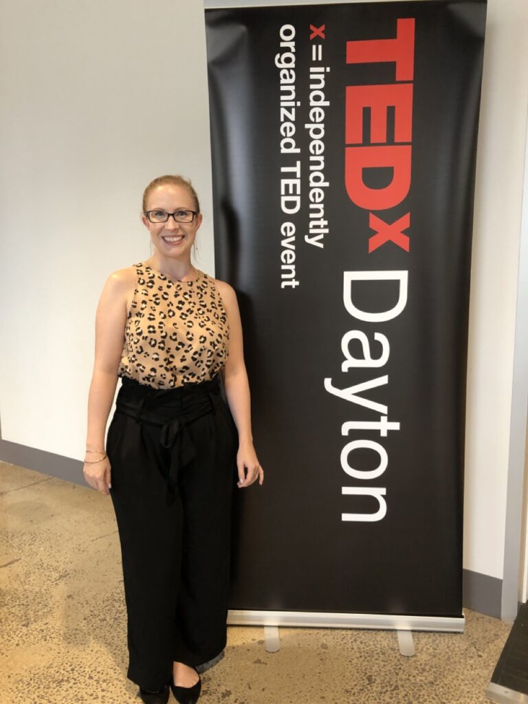 Me at TEDxDayton Salon | Food event 