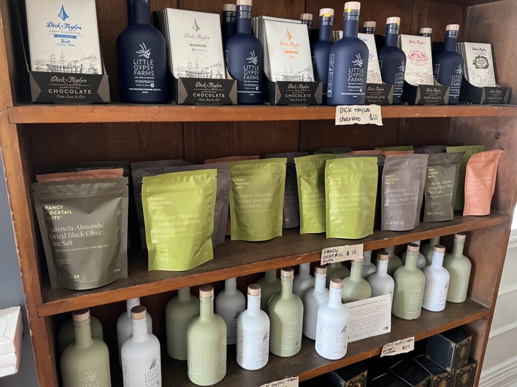 Olive oil and other retail at Felicity in Dayton, Ohio