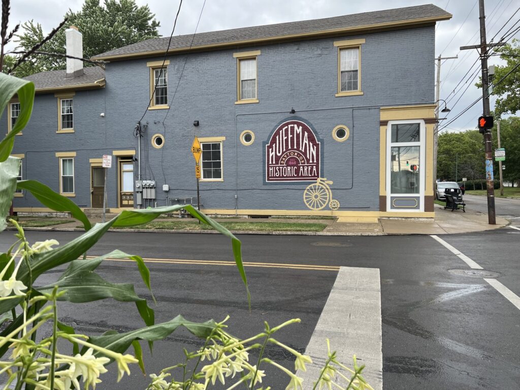 Side view of the future Skeleton Dust Records in Dayton, Ohio