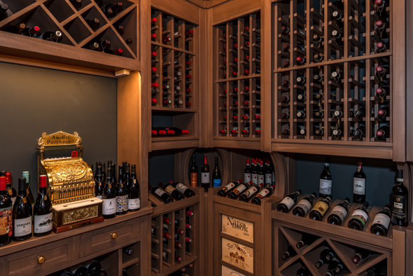 The Parlor wine cellar in Dayton