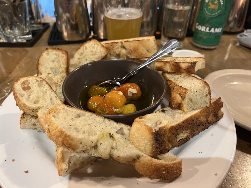 Focaccia at Wheat Penny in Dayton, Ohio