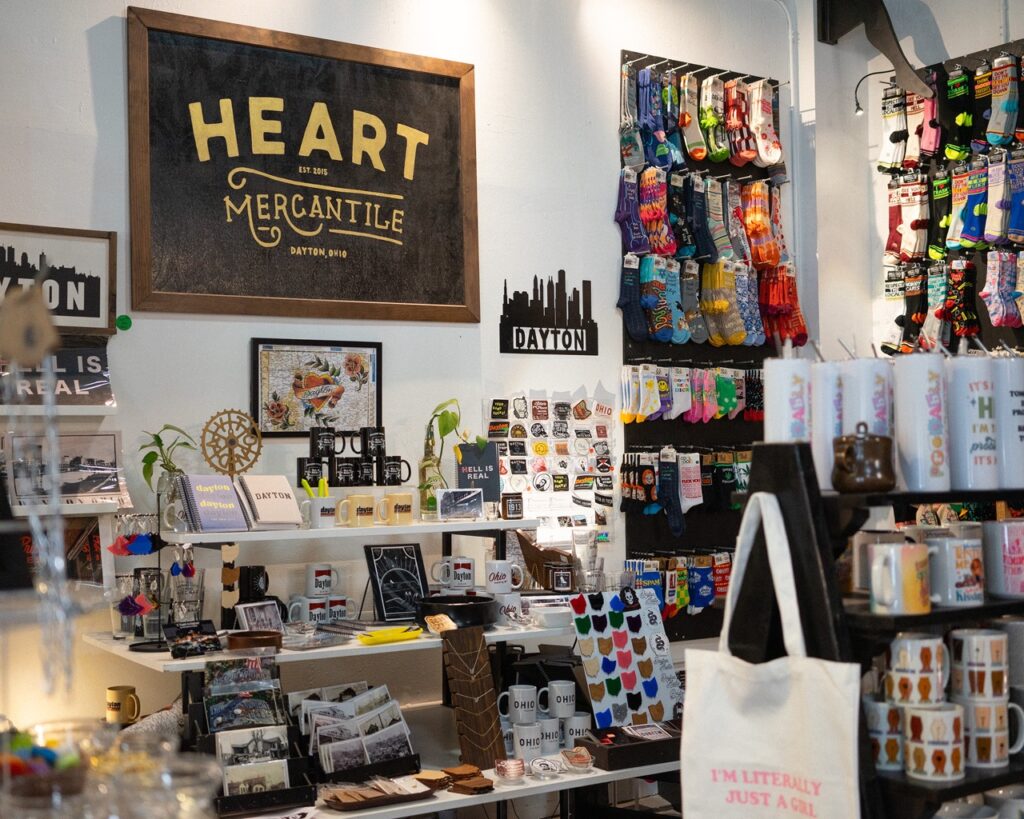 Heart Mercantile store in Dayton, Ohio