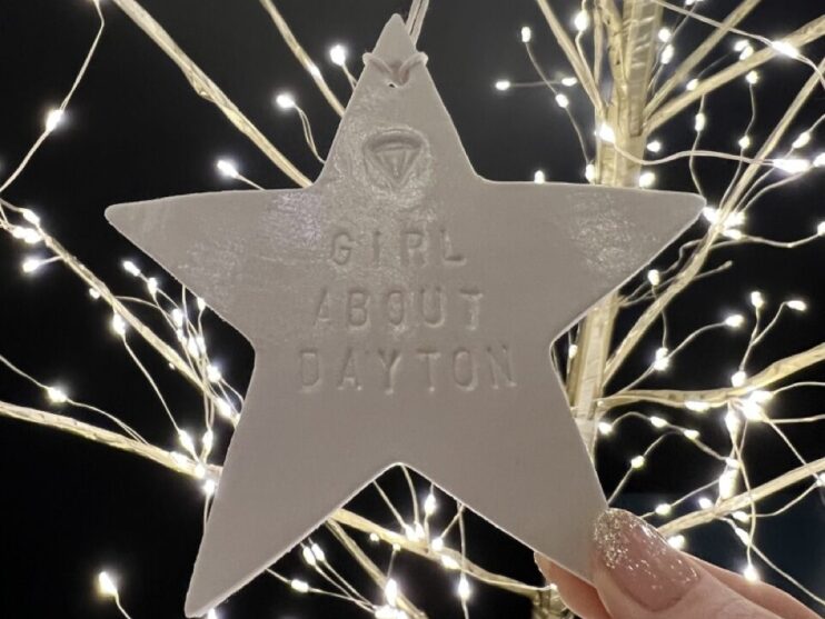 Girl About Dayton star ornament by Riley Street