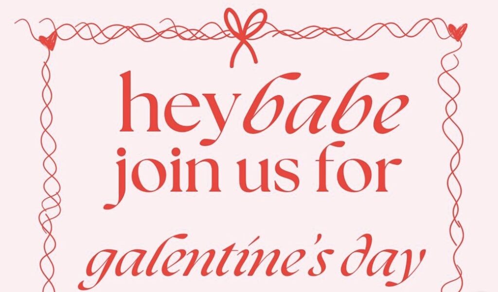 Galentine's event ad