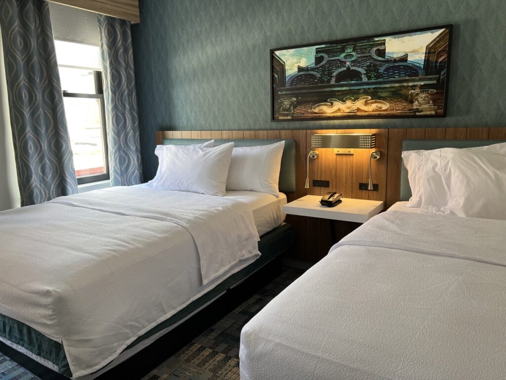 Hilton Garden Inn Dayton double room