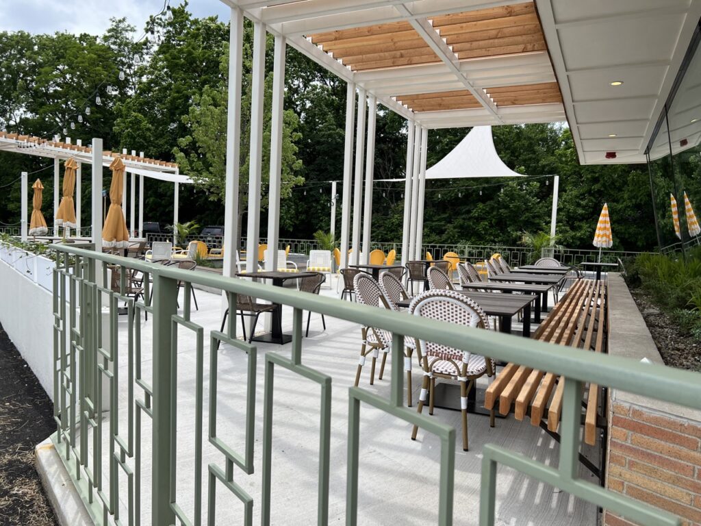 Patio at Three Birds in Dayton