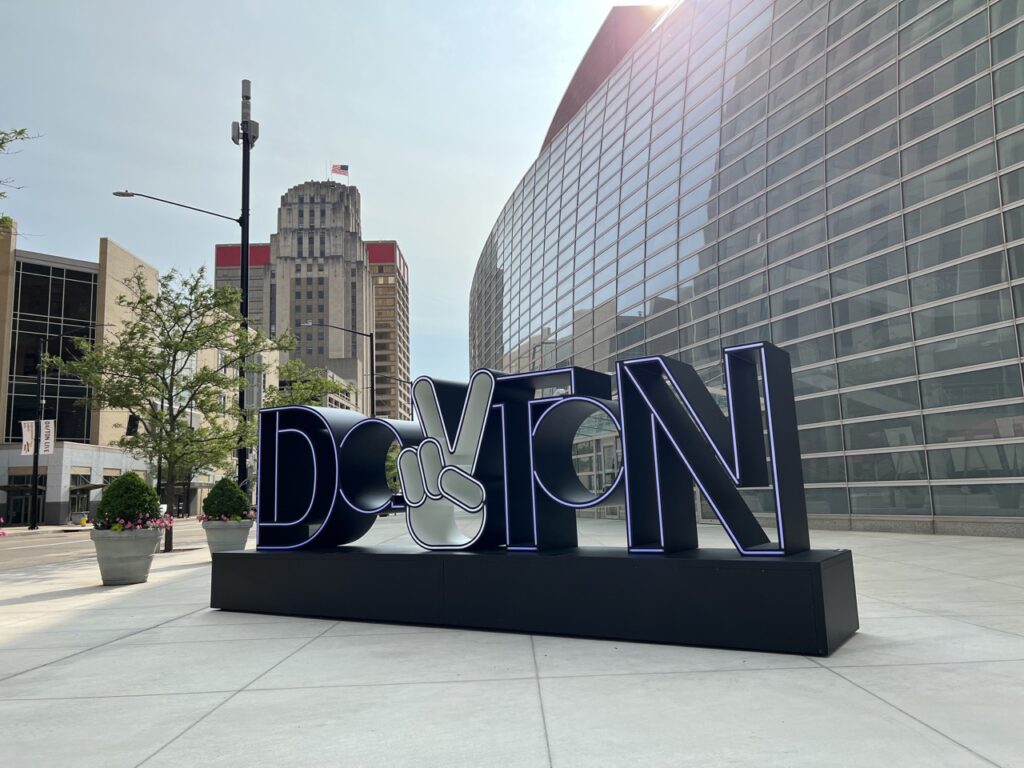 Dayton Peace Sign