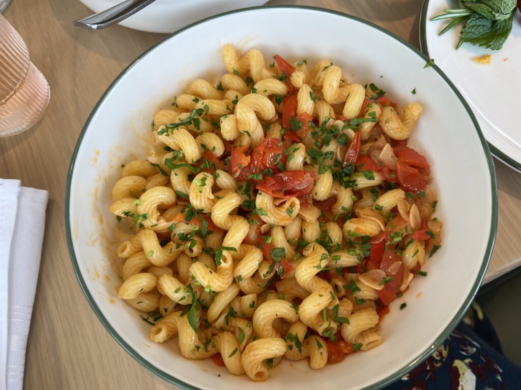 Pasta at Three Birds in Dayton