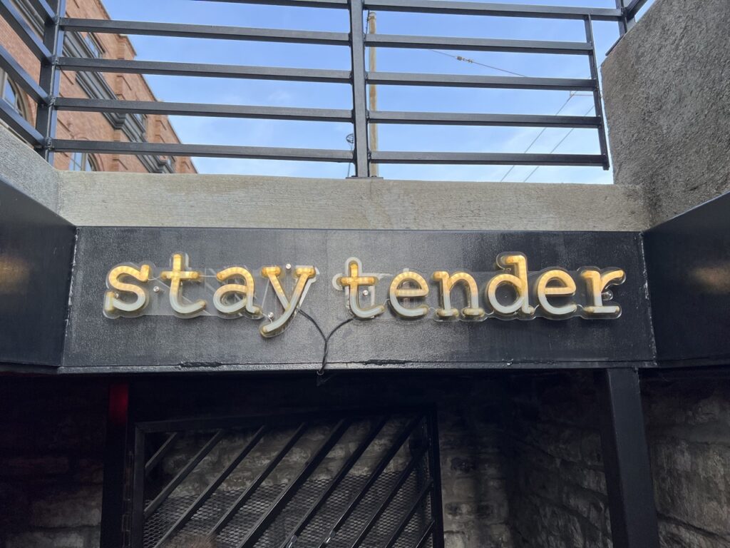 Steps into Tender Mercy in Dayton