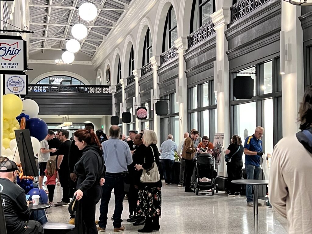 North Arcade during an event