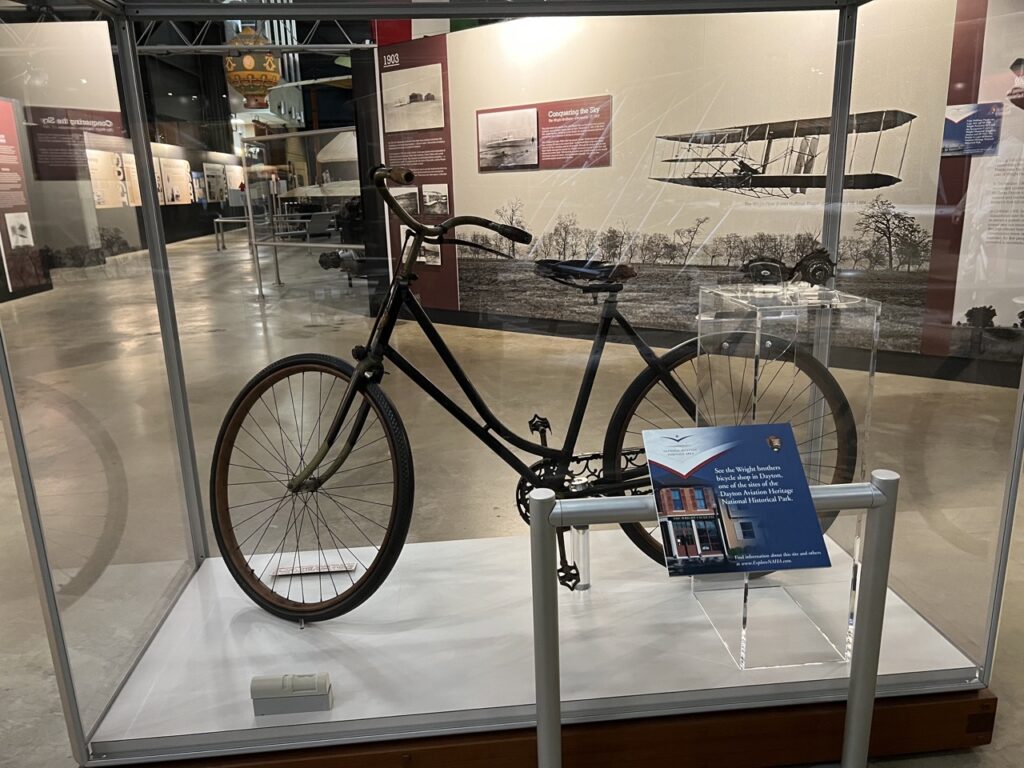 Wright Brothers bicycle at National Museum of the United States Air Force