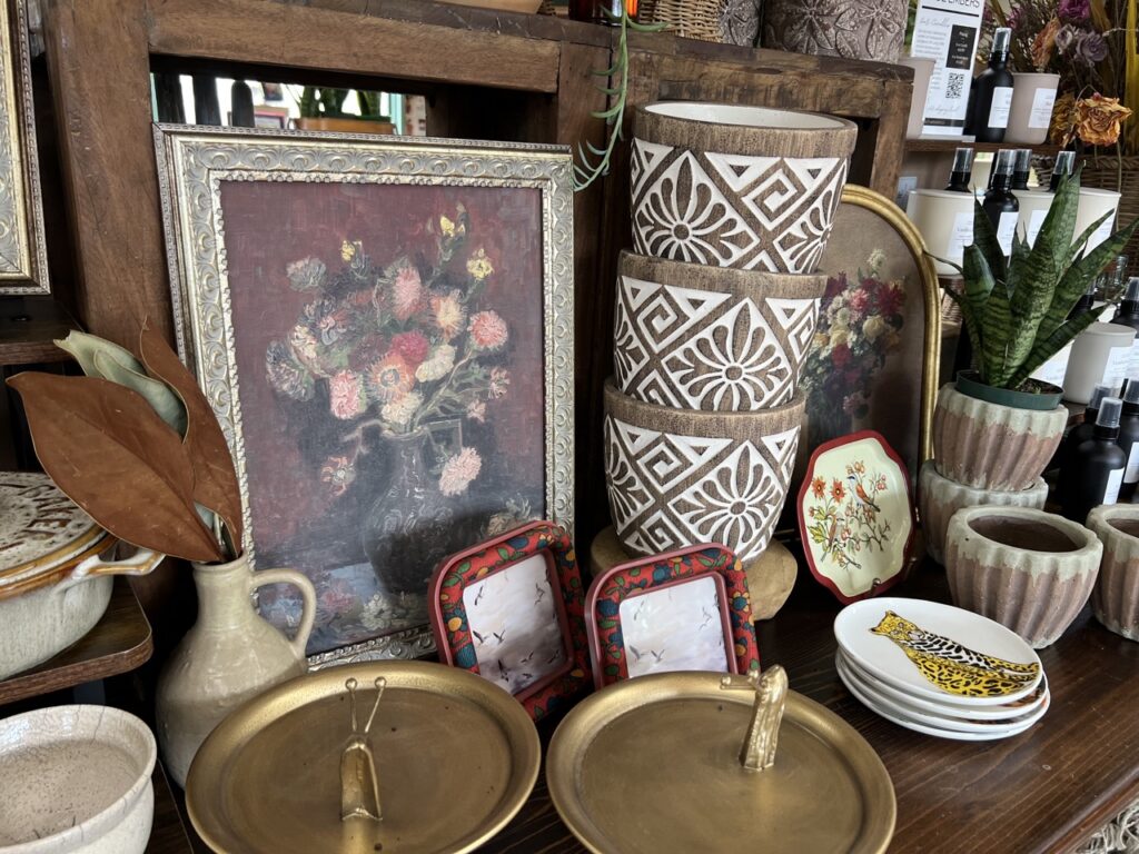Midnight Bloom decor items