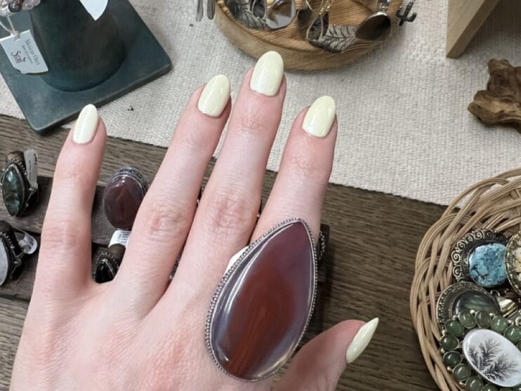 Midnight Bloom ring
