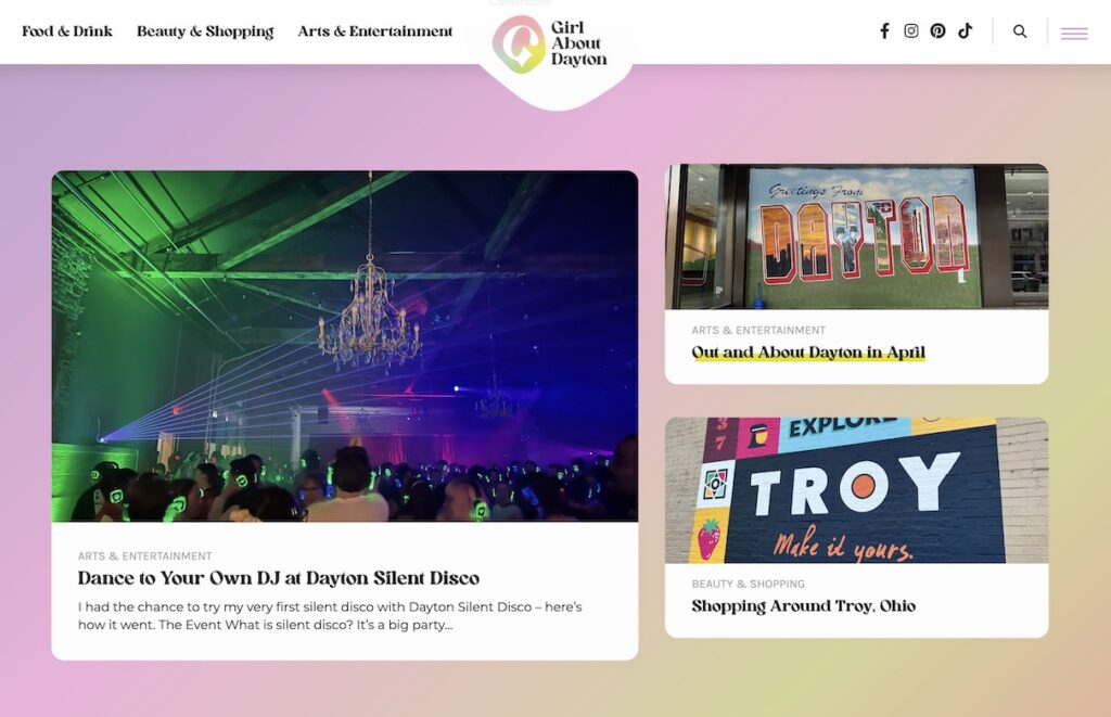 My current website