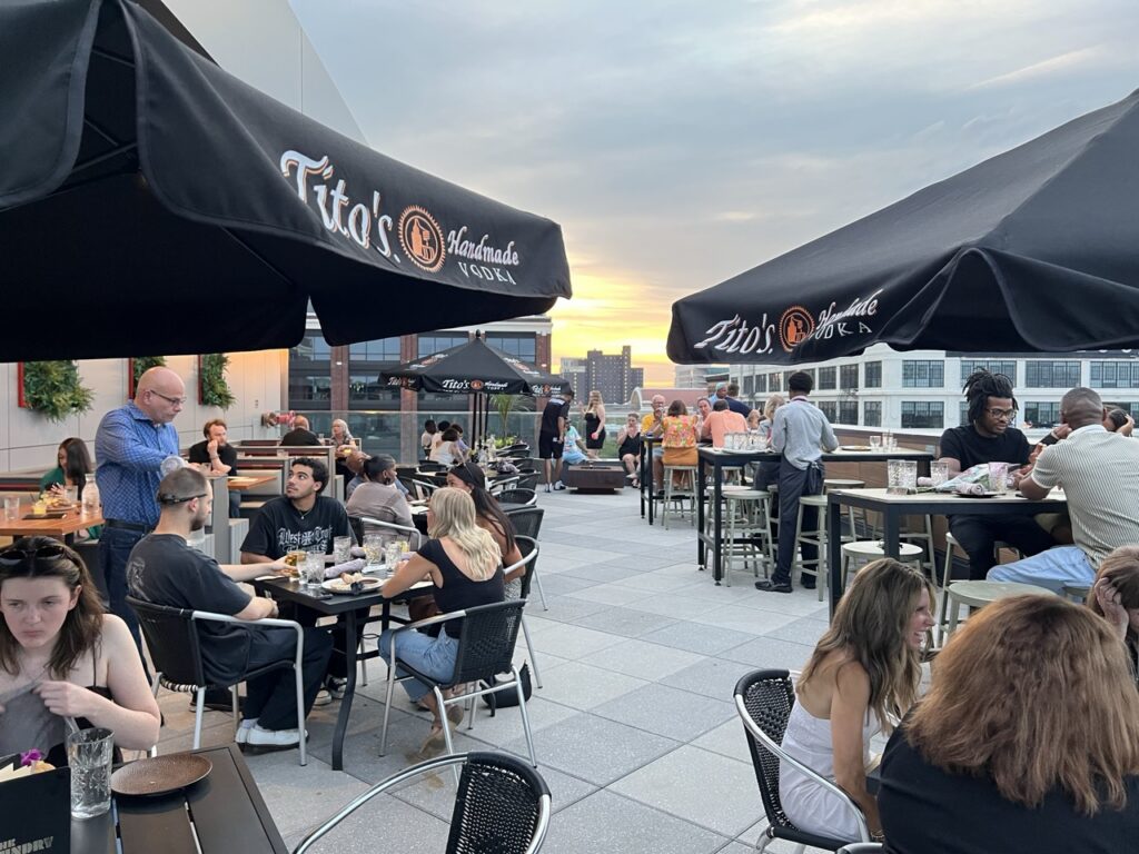 The Foundry rooftop bar